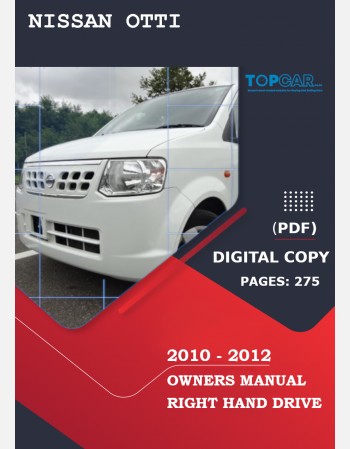 nissan otti 2010 2011 2012 owners manual in english